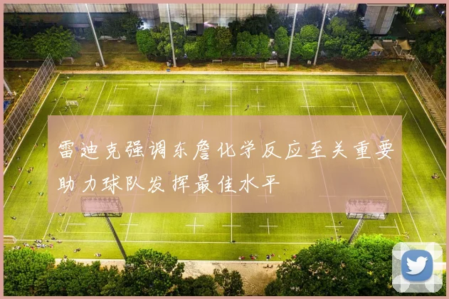 雷迪克强调东詹化学反应至关重要助力球队发挥最佳水平